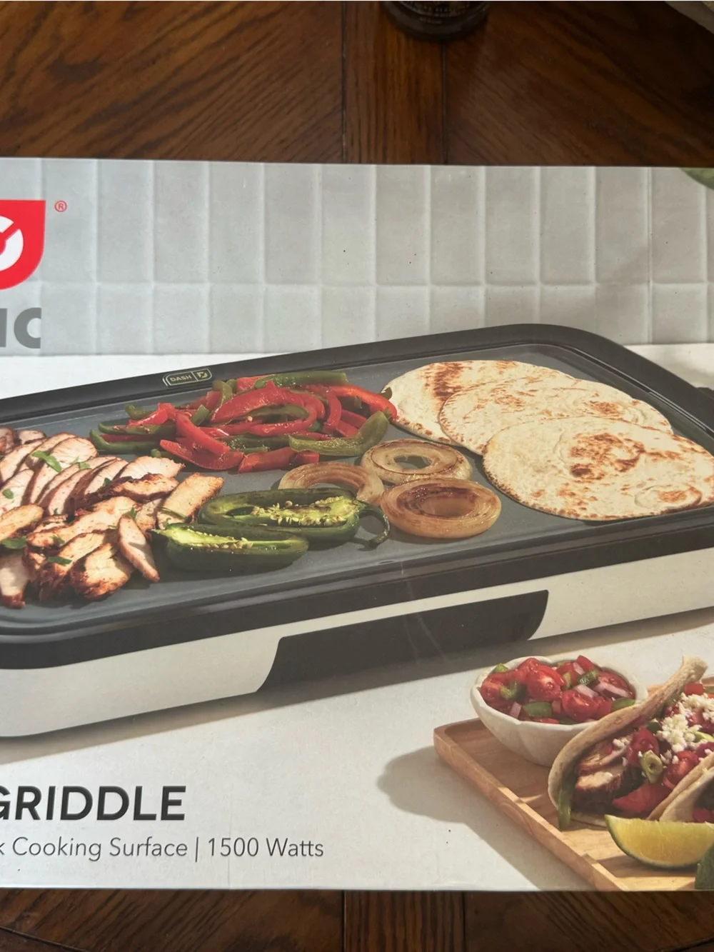 Griddle Electric Nonstick Indoor Grill - Black
